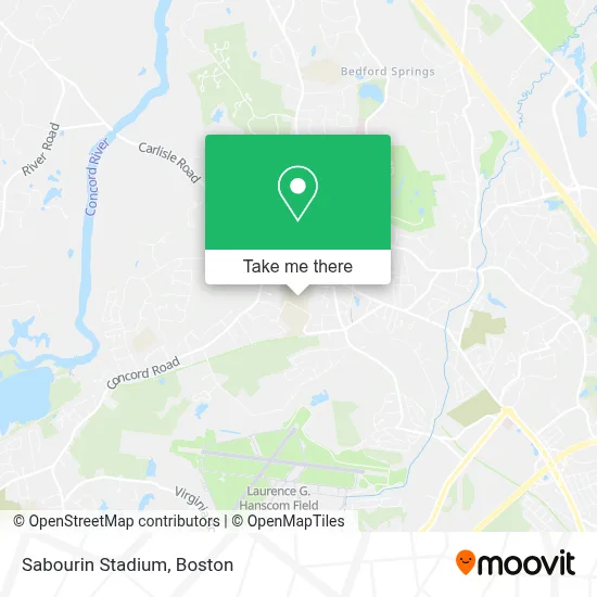 Sabourin Stadium map