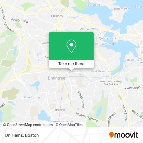 Dr. Hains map