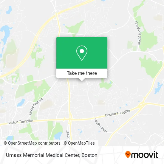 Umass Memorial Medical Center map