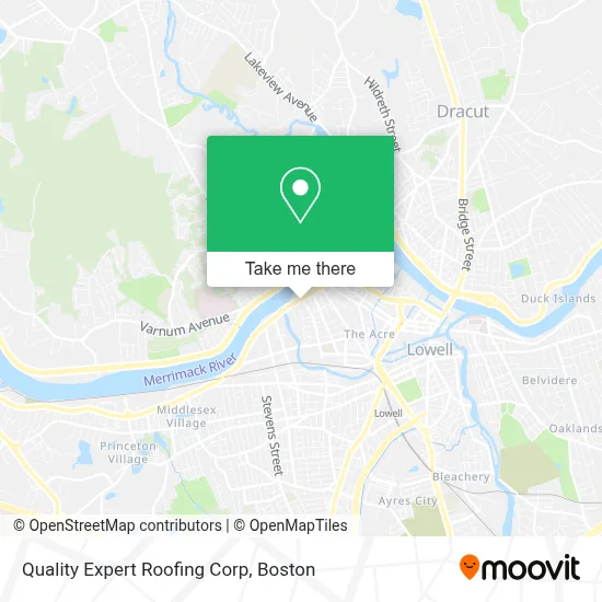 Quality Expert Roofing Corp map