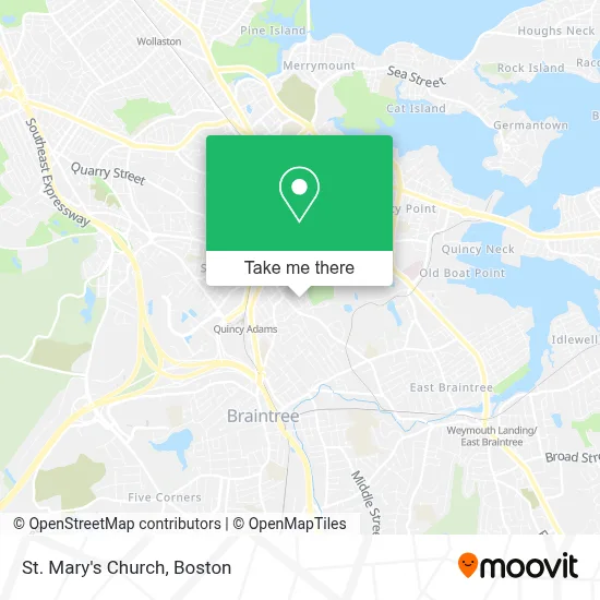 St Marys Church map