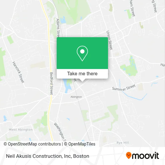 Neil Akusis Construction, Inc map