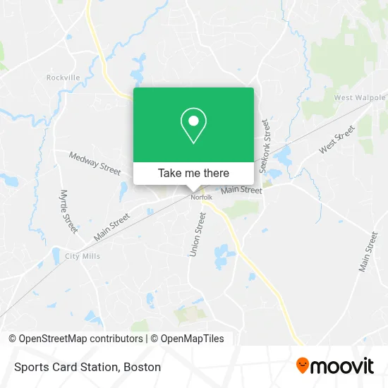 Sports Card Station map