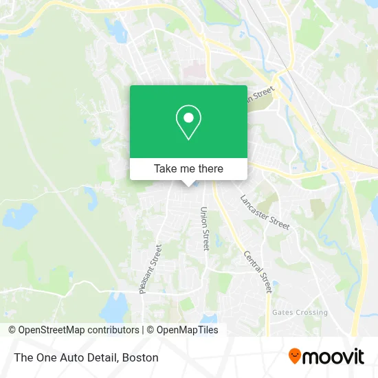 The One Auto Detail map