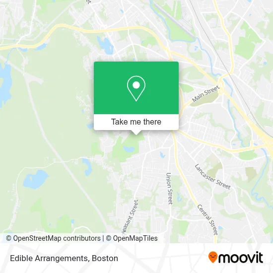 Edible Arrangements map