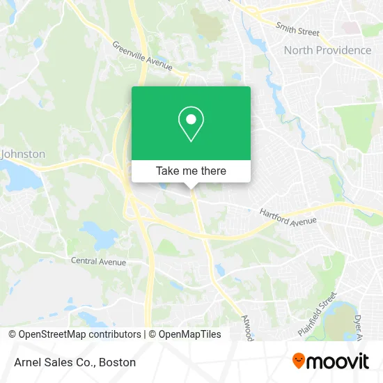 Arnel Sales Co. map