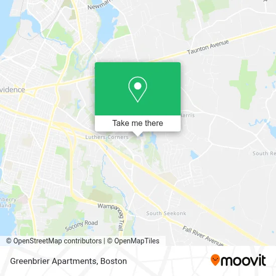 Greenbrier Apartments map
