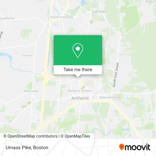 Umass Pike map