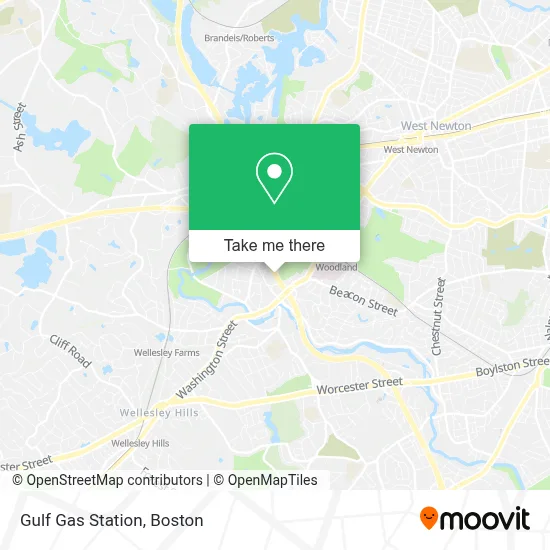 Gulf Gas Station map