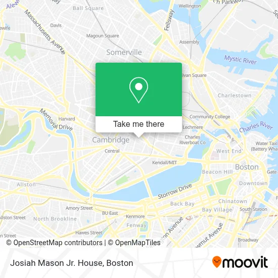 Josiah Mason Jr. House map