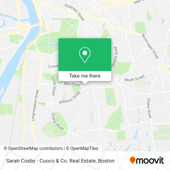 Sarah Cosby - Cuoco & Co. Real Estate map