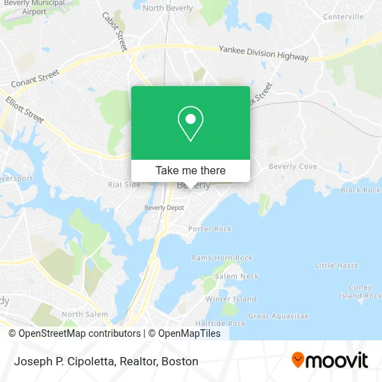 Joseph P. Cipoletta, Realtor map