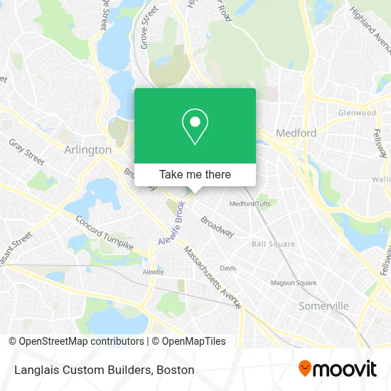 Langlais Custom Builders map