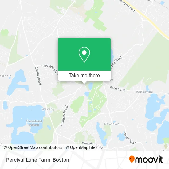 Percival Lane Farm map
