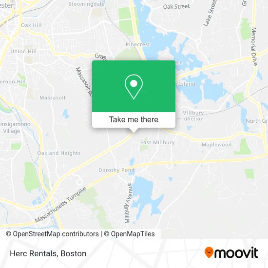 Herc Rentals map