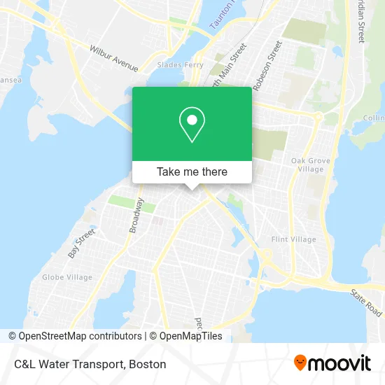 C&L Water Transport map