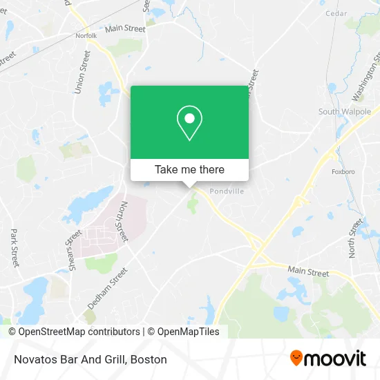 Novatos Bar And Grill map