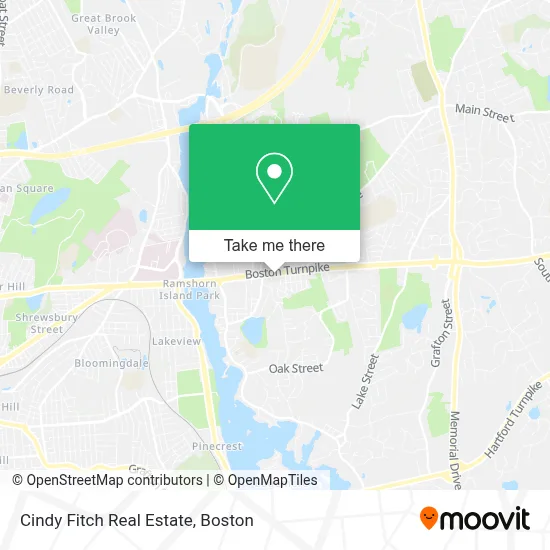 Cindy Fitch Real Estate map