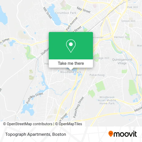 Topograph Apartments map