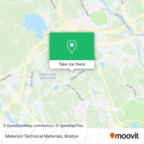 Materion Technical Materials map