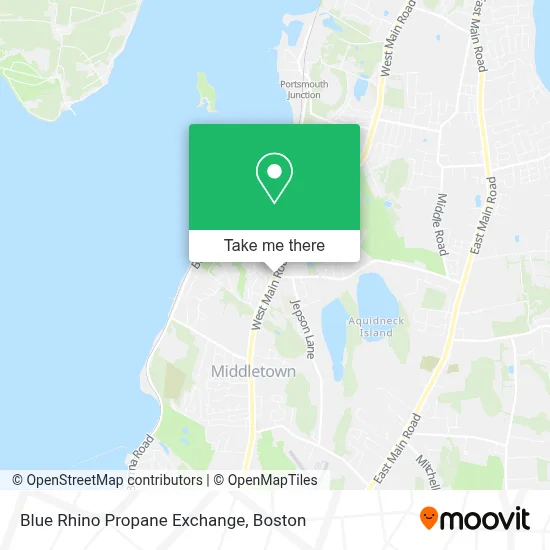 Blue Rhino Propane Exchange map