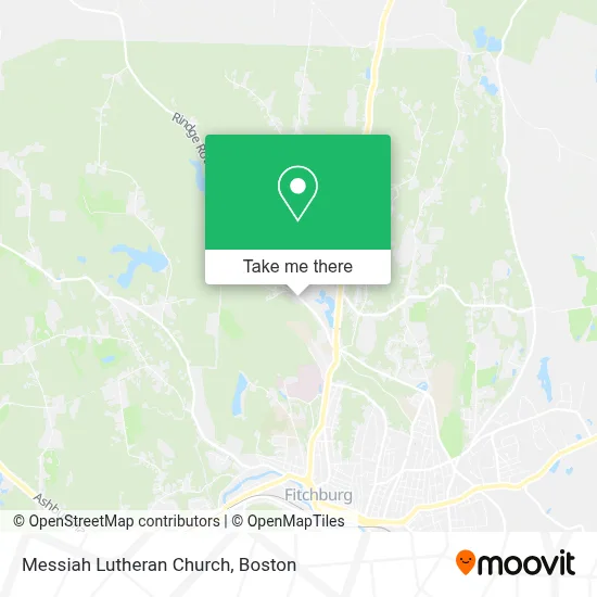 Messiah Lutheran Church map