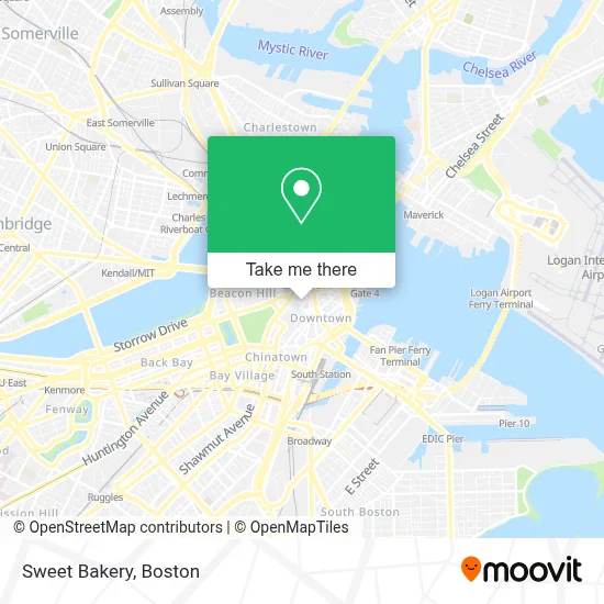 Sweet Bakery map