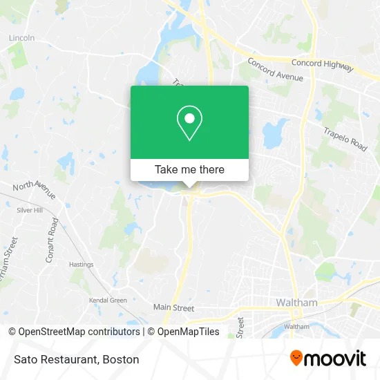 Sato Restaurant map