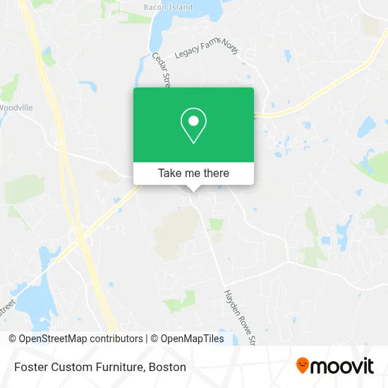 Foster Custom Furniture map