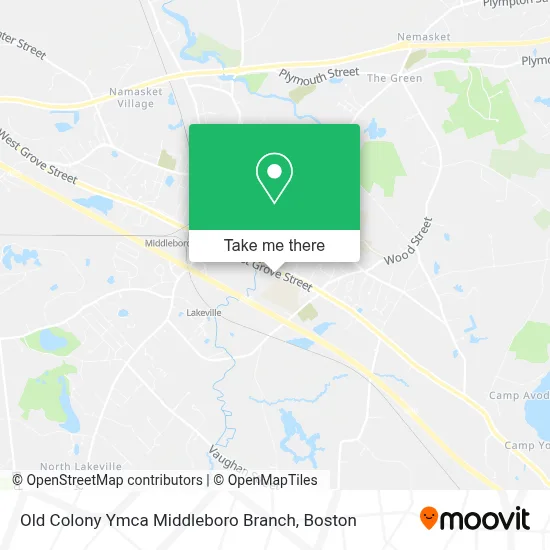 Old Colony Ymca Middleboro Branch map
