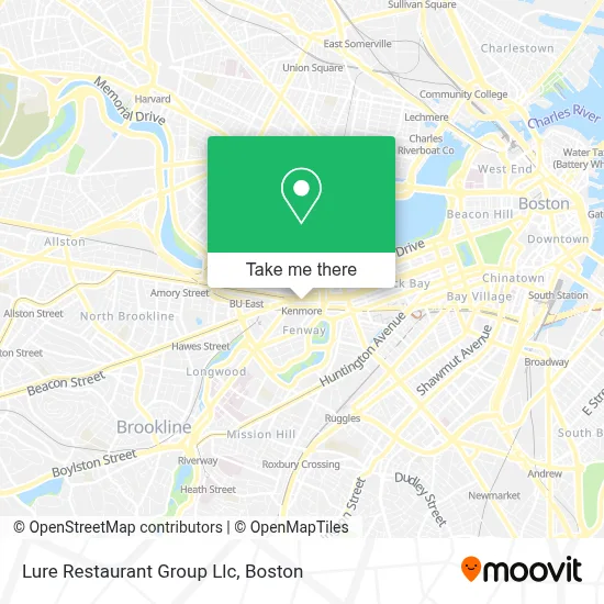 Lure Restaurant Group Llc map
