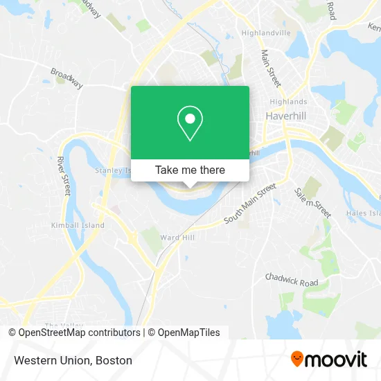 Western Union map