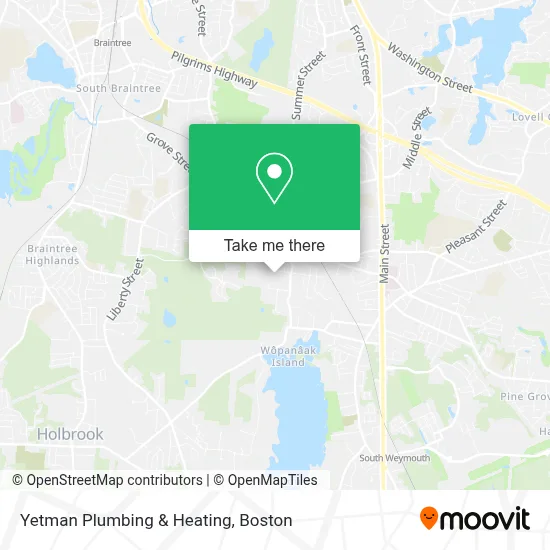 Yetman Plumbing & Heating map