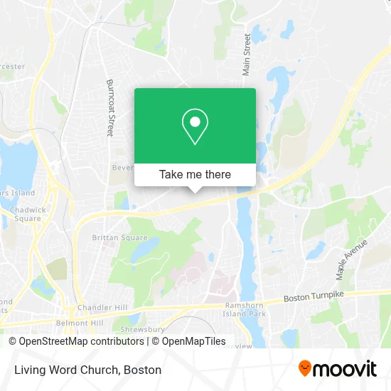 Living Word Church map