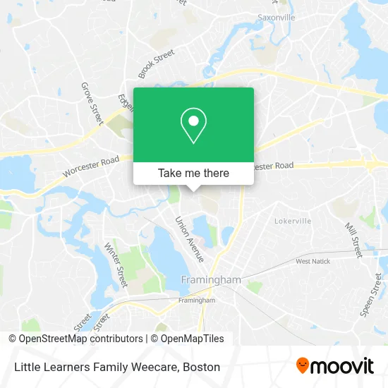Little Learners Family Weecare map