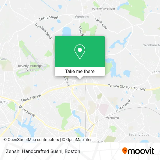 Zenshi Handcrafted Sushi map