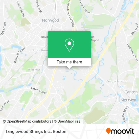 Tanglewood Strings Inc. map