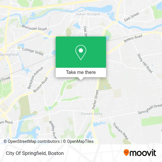 City Of Springfield map