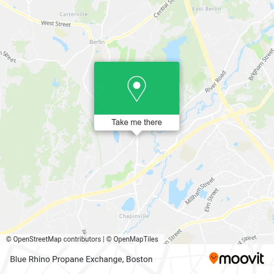 Blue Rhino Propane Exchange map
