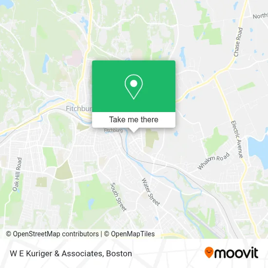 W E Kuriger & Associates map
