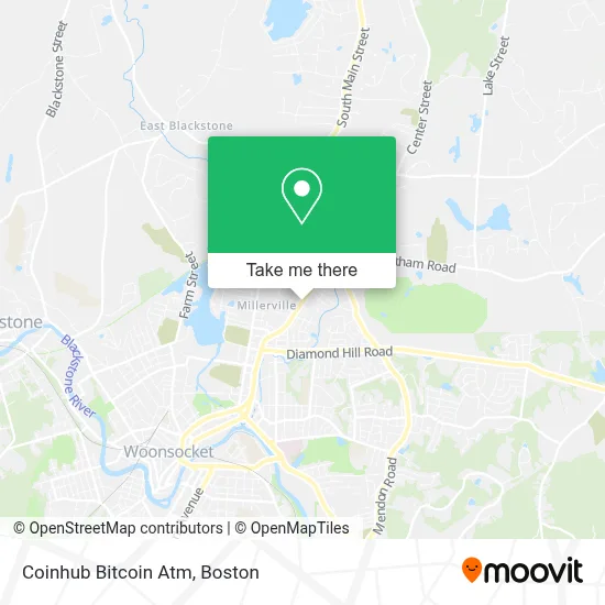 Coinhub Bitcoin Atm map