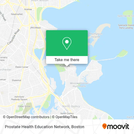 Prostate Health Education Network map