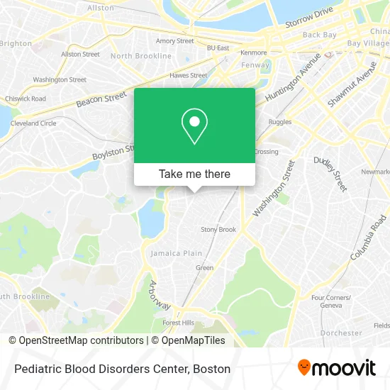 Pediatric Blood Disorders Center map
