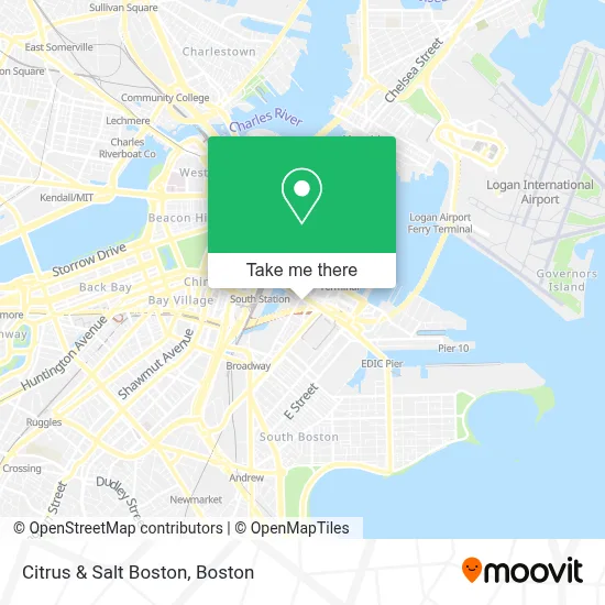 Citrus & Salt Boston map