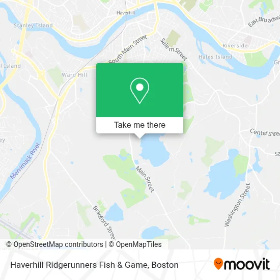 Haverhill Ridgerunners Fish & Game map