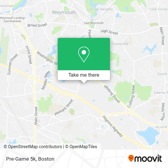 Pre-Game 5k map