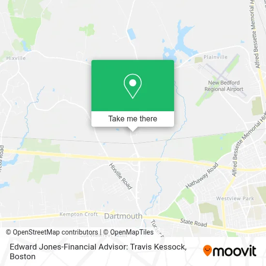 Edward Jones-Financial Advisor: Travis Kessock map