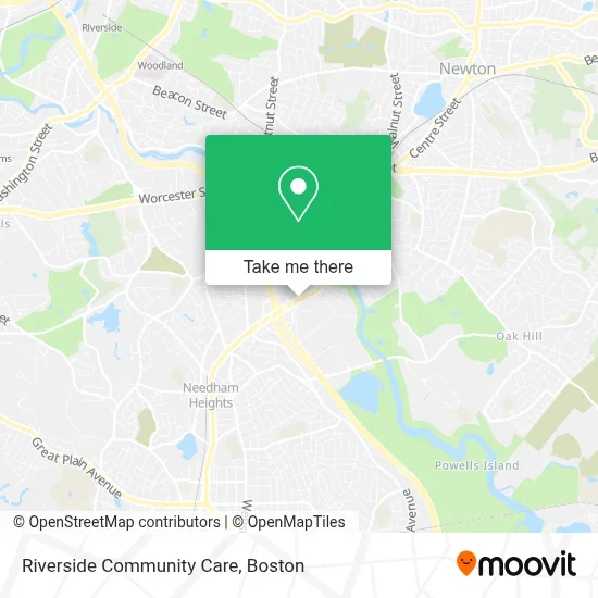 Riverside Community Care map