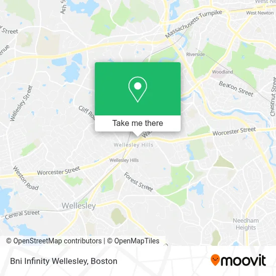 Bni Infinity Wellesley map