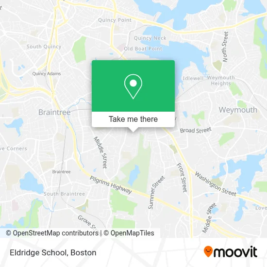 Eldridge School map